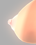 正式名称：ホワイトピンク マンガ乳首(突起)。一般的なサイズを持つ、すこしリアルな乳首(敏感)。ドピンクの色彩がおもしろい。
