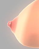 正式名称：リアルピンク リアル乳首(突起)。一般的なサイズを持つ、乳輪に皺が入っているリアルな乳首(敏感)。ドピンクの色彩がおもしろい